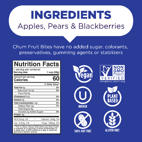 Chum Fruit Bites: Blackberry