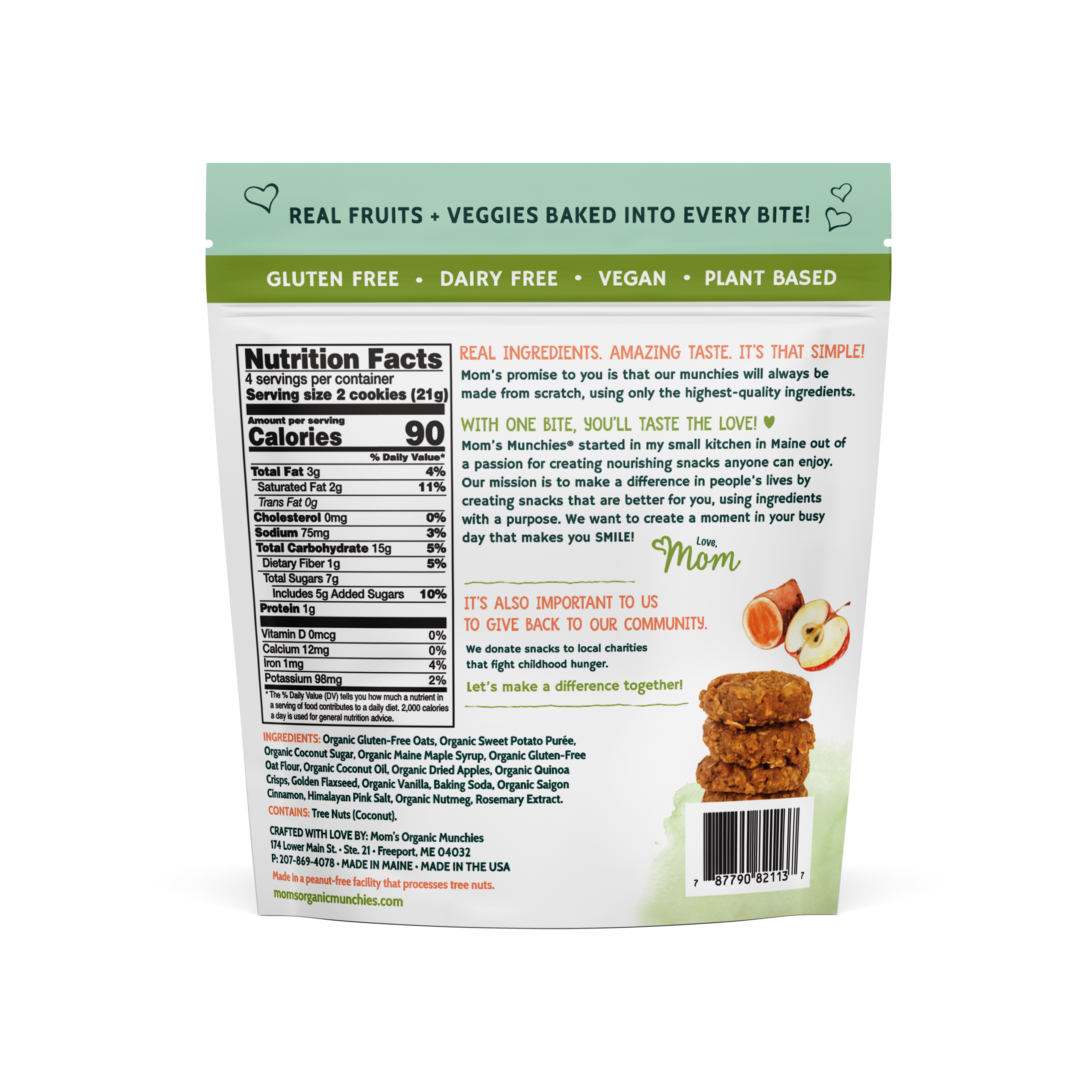 Mom’s Munchies Sweet Potato Apple Bites
