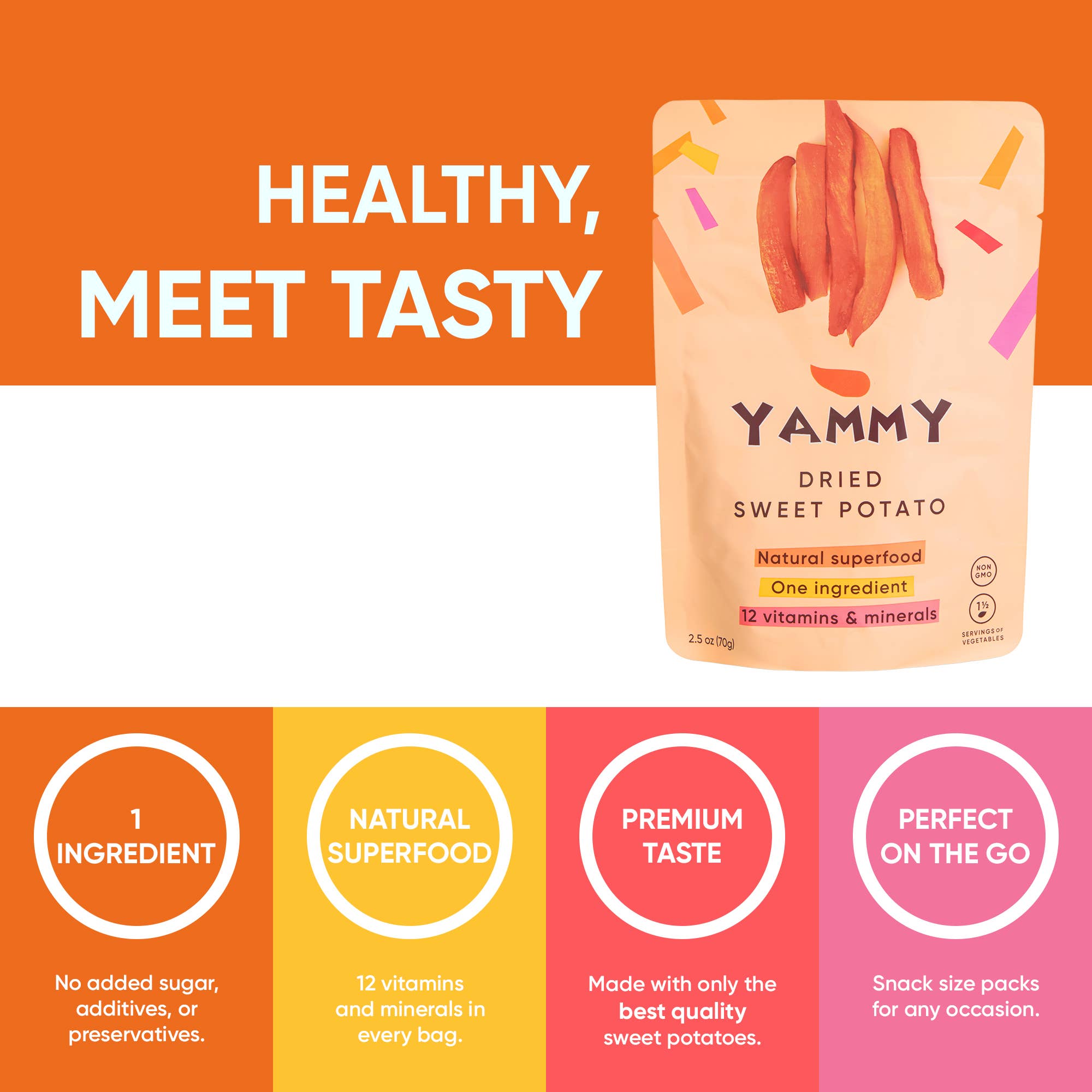 Yammy Dried Sweet Potato (1 pack)