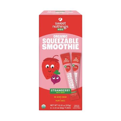 Sweet Nothings: Strawberry Beet Squeezable Smoothie - Freeze At Home