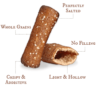 Unique Snacks Organic Sprouted Whole Grain Pretzel Shells