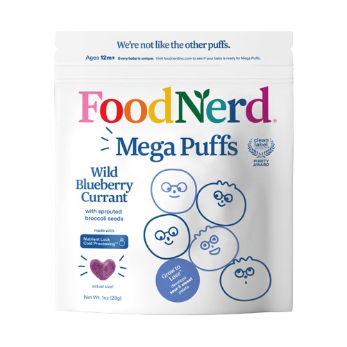 FoodNerd's Blue Puffs - Wild Blueberry Current
