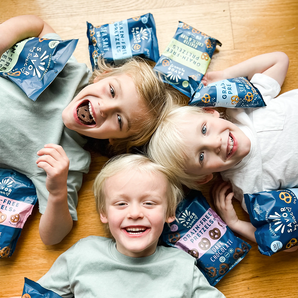 Savor by Suzie Sea Salt Grain Free Pretzels Mini Snack Bag (1.5 oz)