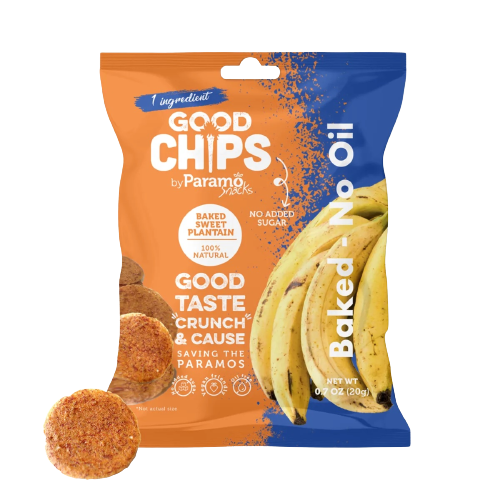 Good Chips by PARAMO SNACKS: Baked Sweet Plantain Crisps (.7oz)