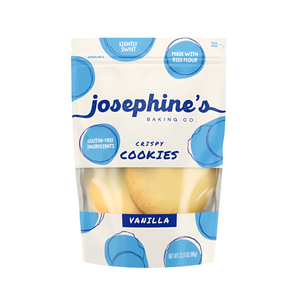 Josephine's Baking Co. Crispy Vanilla Cookies (3.17oz) Bag