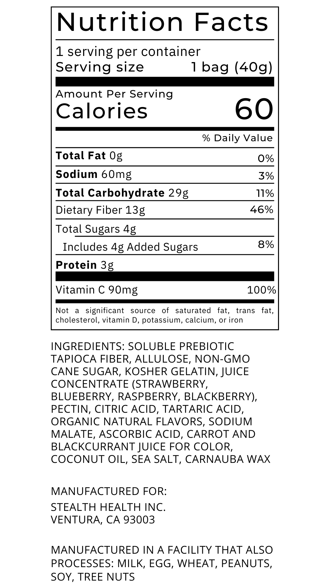 Tid Bits Wild Berry Gummy Candy