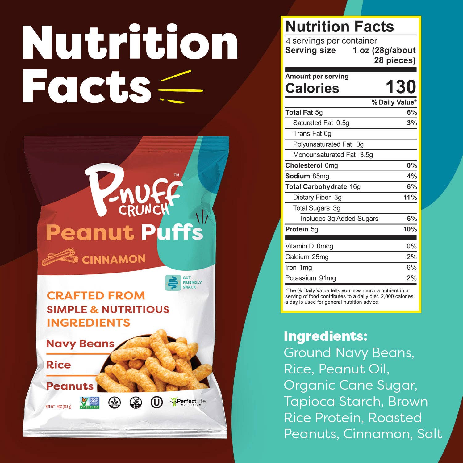 P-nuff Crunch Cinnamon-4oz