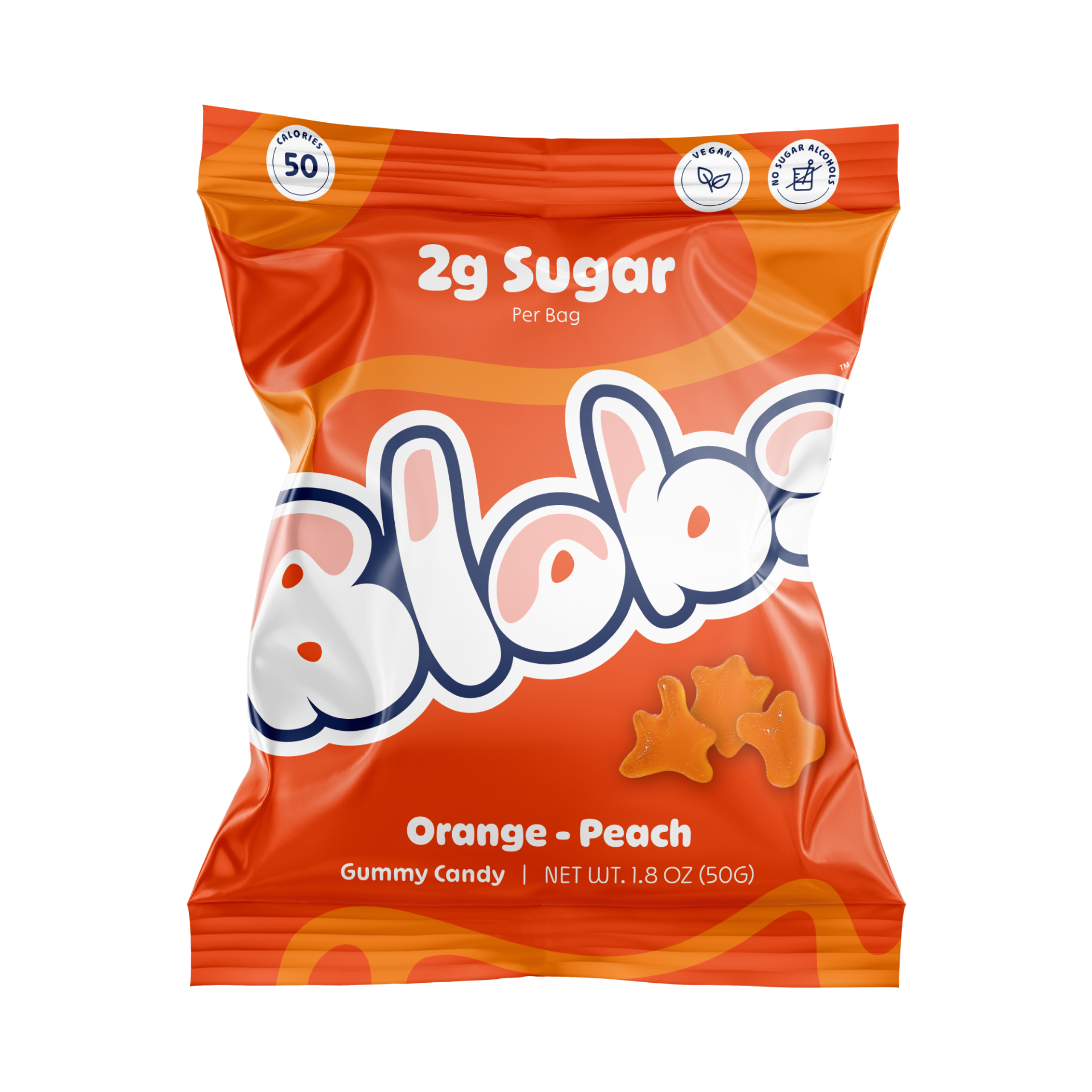 Blobs Orange-Peach