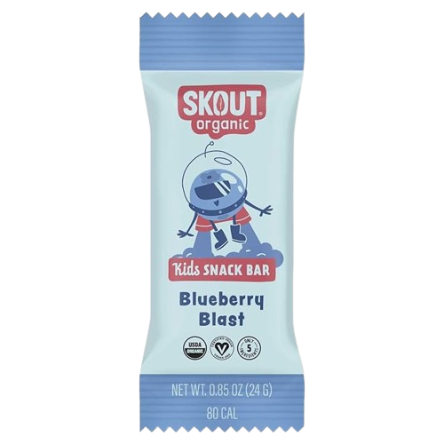 Skout Organic Blueberry Blast Kids Bars (1 Box, 6 bars)