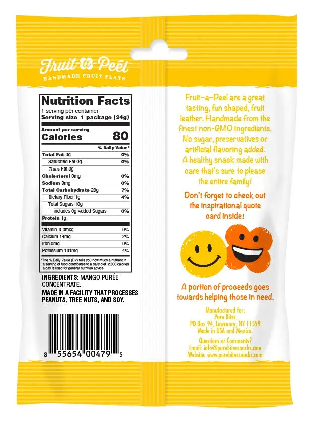 Fruit-a-Peel: Mango Fruit Flats