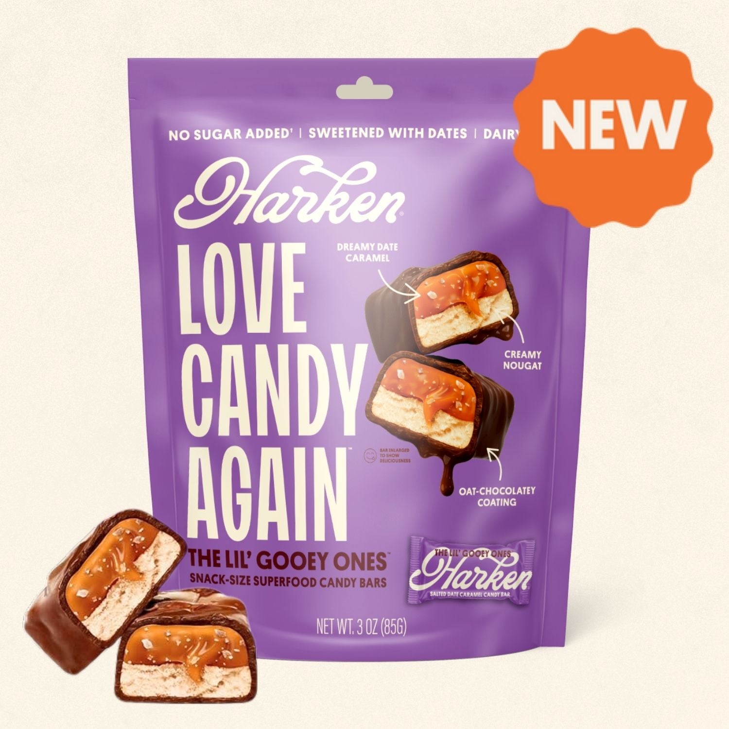 Harken: THE LIL' GOOEY ONES® SNACK-SIZE  INDIVIDUALLY WRAPPED (5 COUNT)