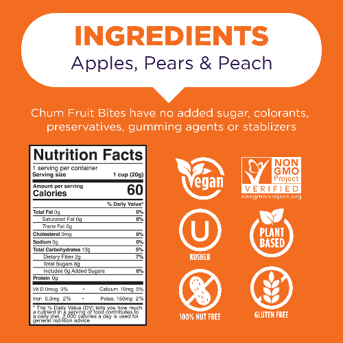 Chum Fruit Bites Peach
