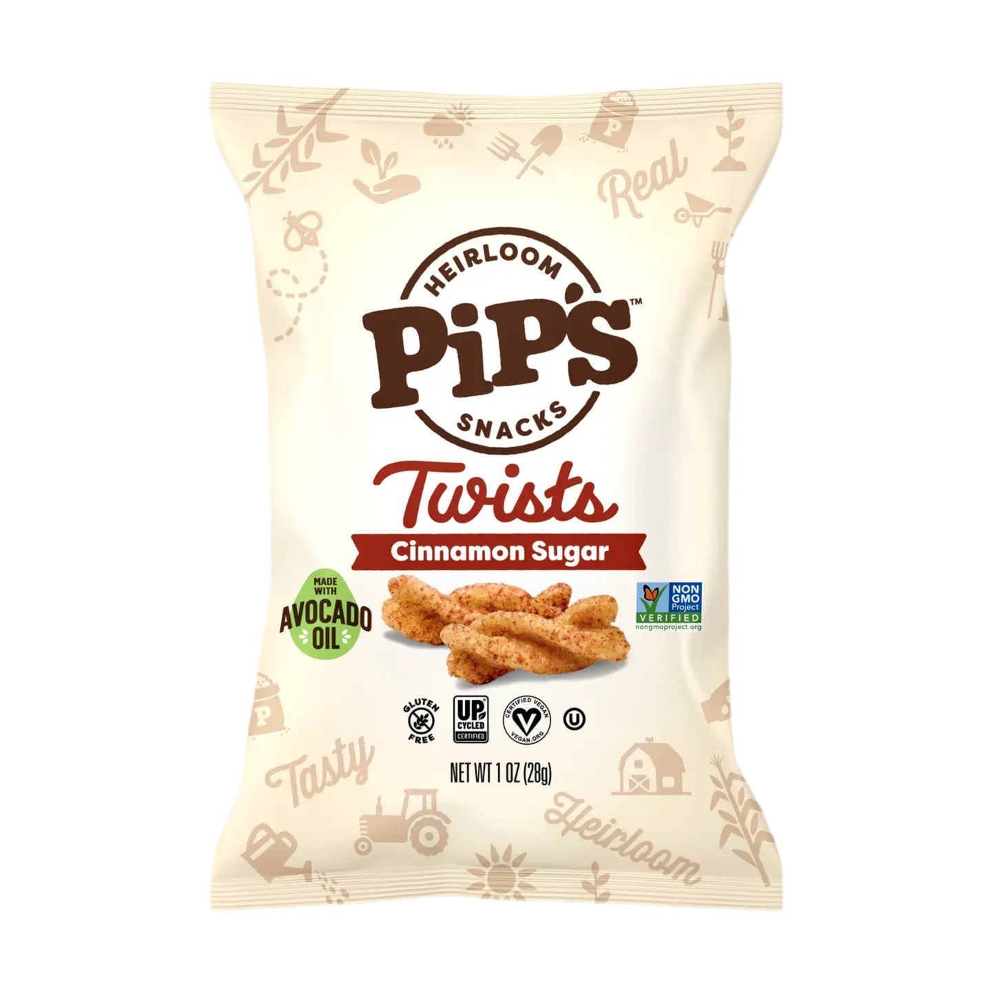 Pipcorn Twists, Cinnamon Sugar (1oz)