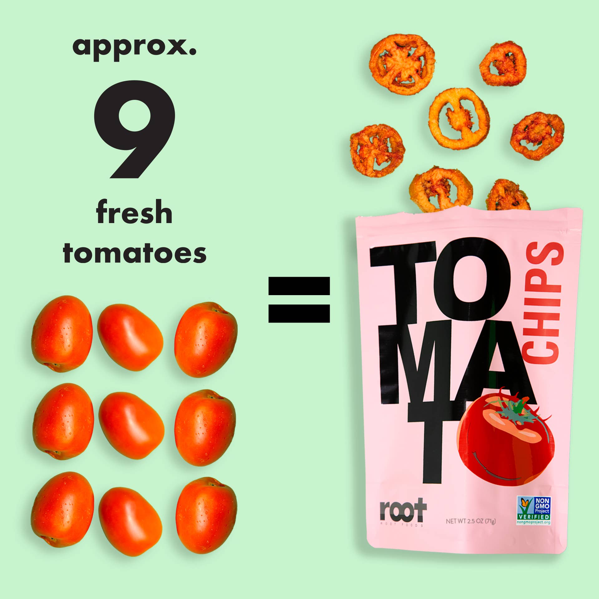 Root Chips- Tomato (2.5oz)