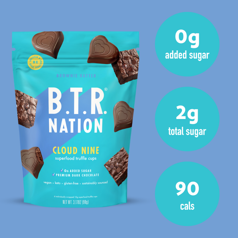 B.T.R. Nation Brownie Batter CLOUD NINE Nut Butter Cup