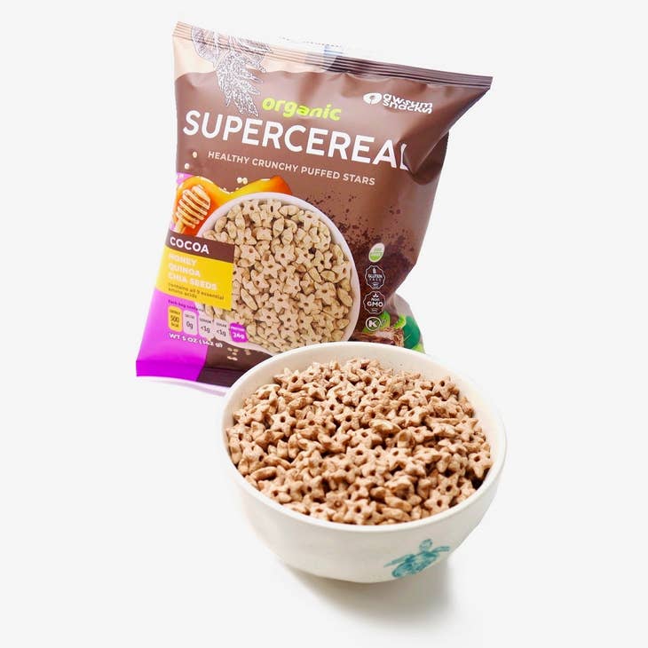 Awsum Snacks Quinoa Cocoa Super Cereal w/ Chia & Honey (5 oz Bag)