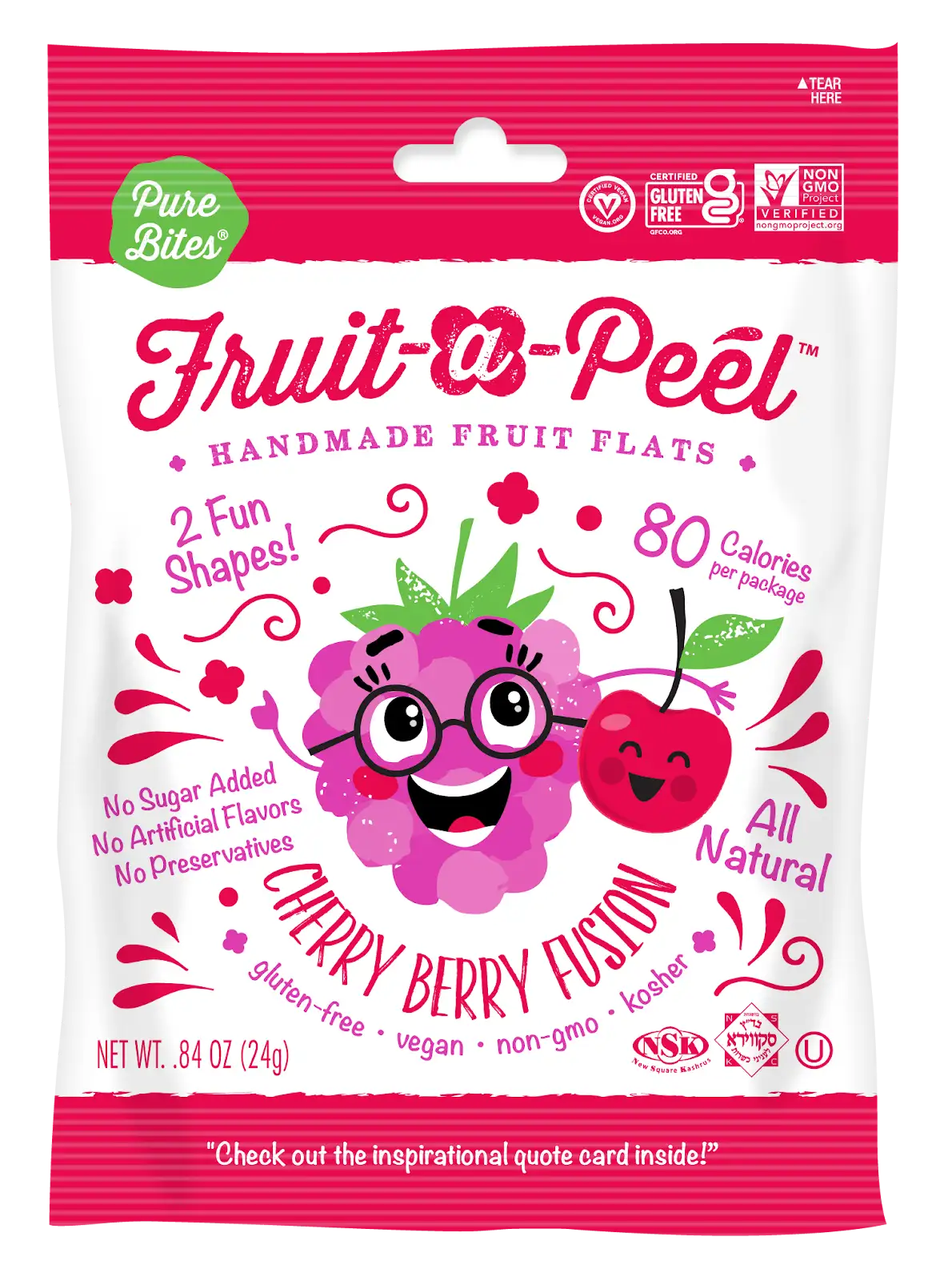 Fruit-a-Peel: Cherry Berry Fusion Fruit Flats