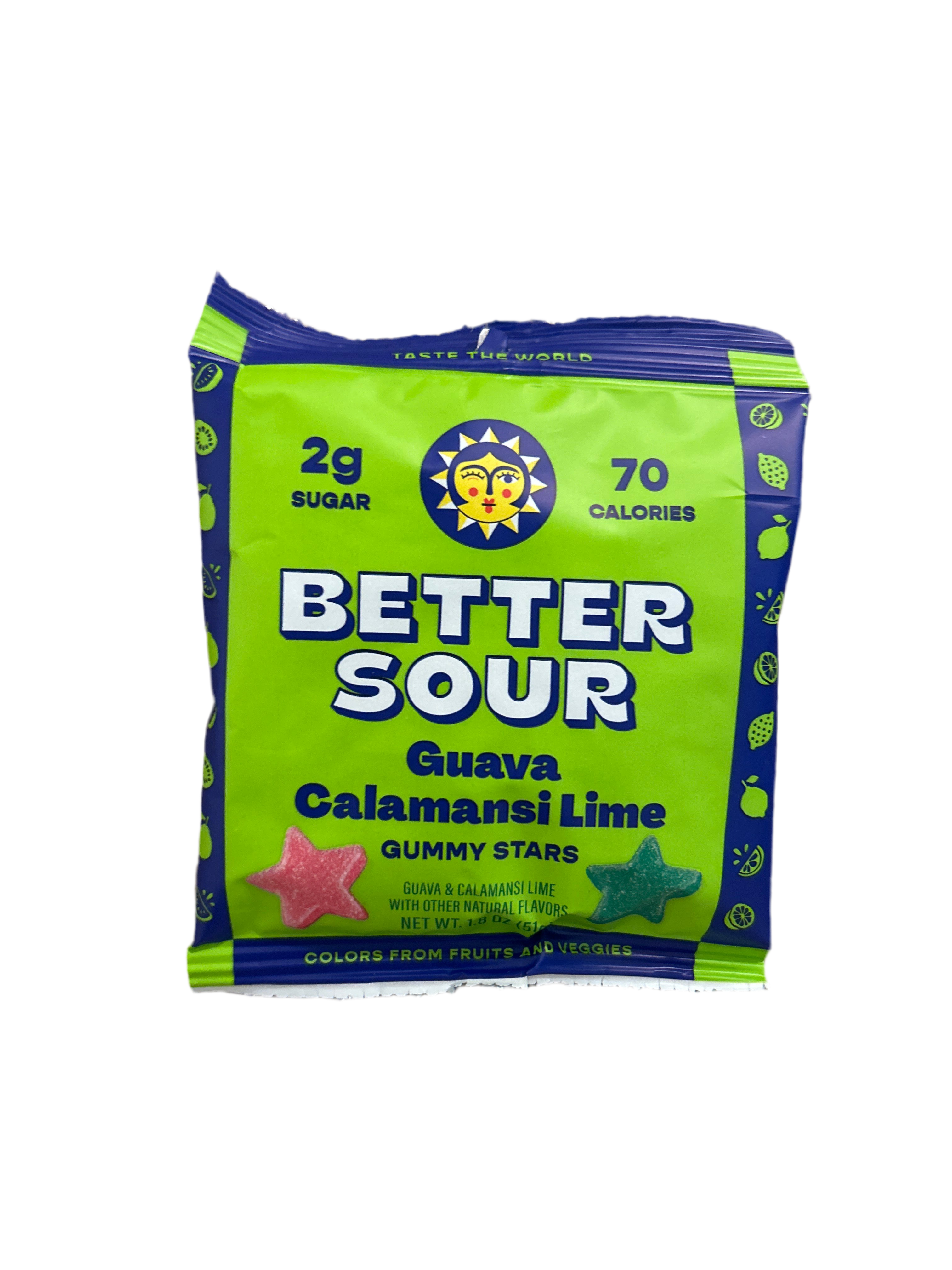 Better Sour: Sour Gummy Stars : Guava Calamansi Ume