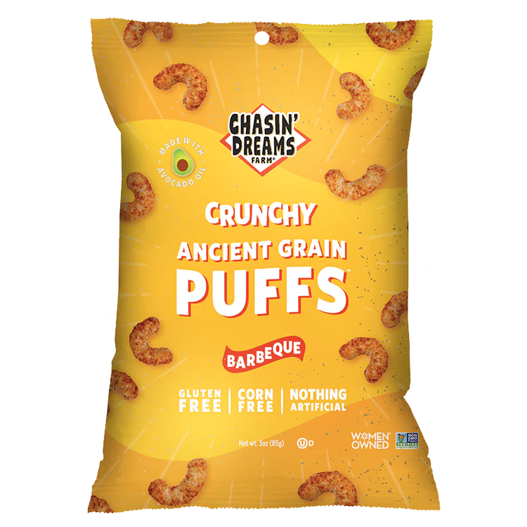 Chasin' Dreams Farm Crunchy Ancient Grain Puffs - Barbeque