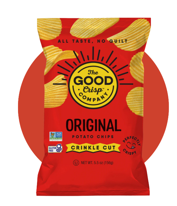 The Good Crisp Original Crinkle Cut Chips (5.5oz)