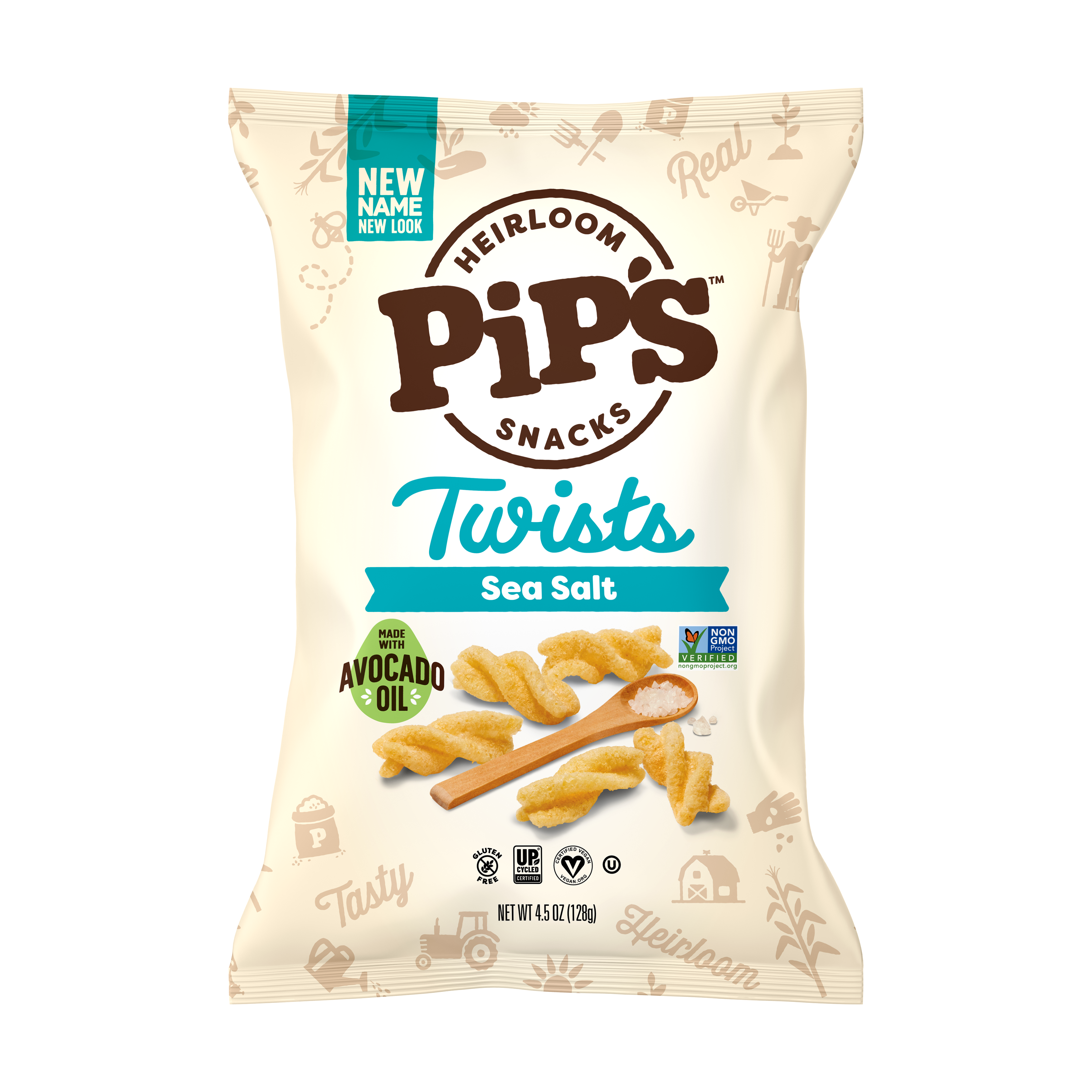 Pip's Snacks: Sea Salt Twists (4.5 Oz)