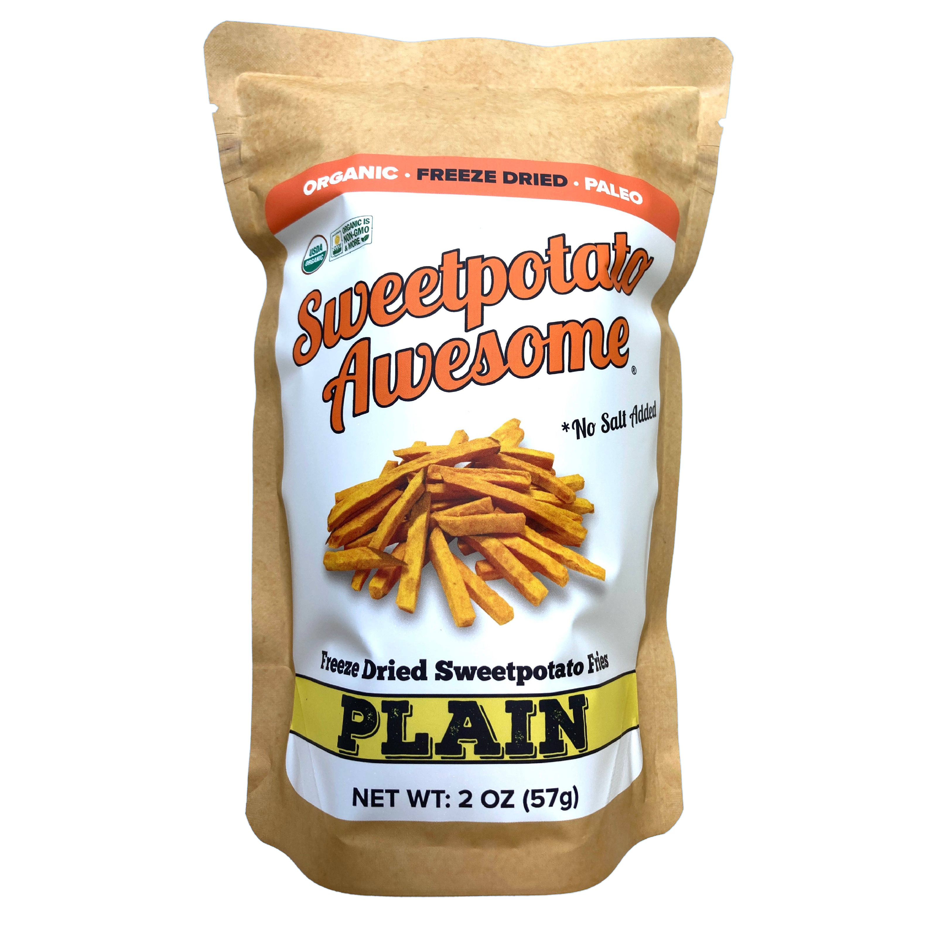 Sweetpotato Awesome Plain (No Salt) Sweet Potato Fries (2 oz.)
