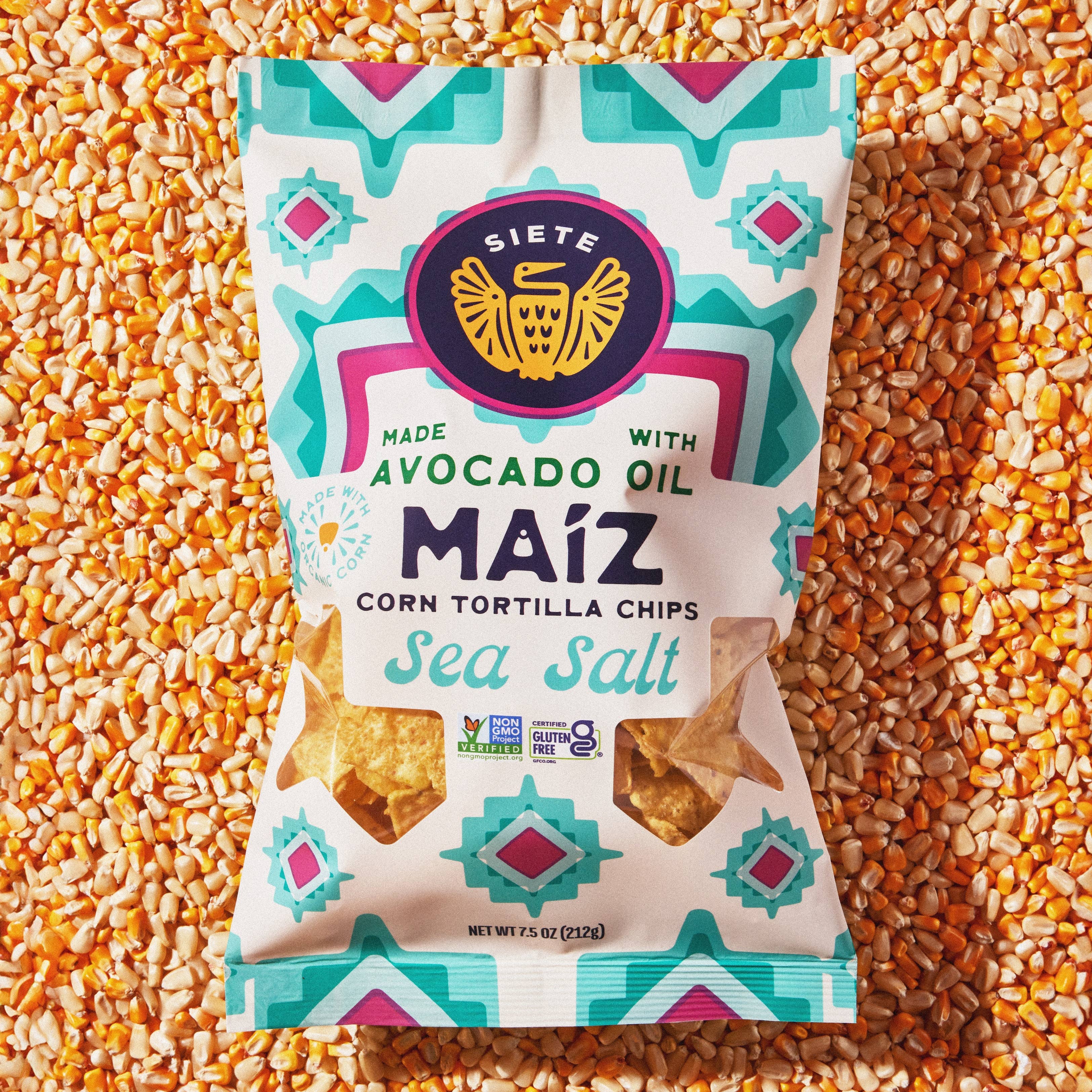 Siete Maiz Tortilla Sea Salt Chips- 7.5 oz Bag