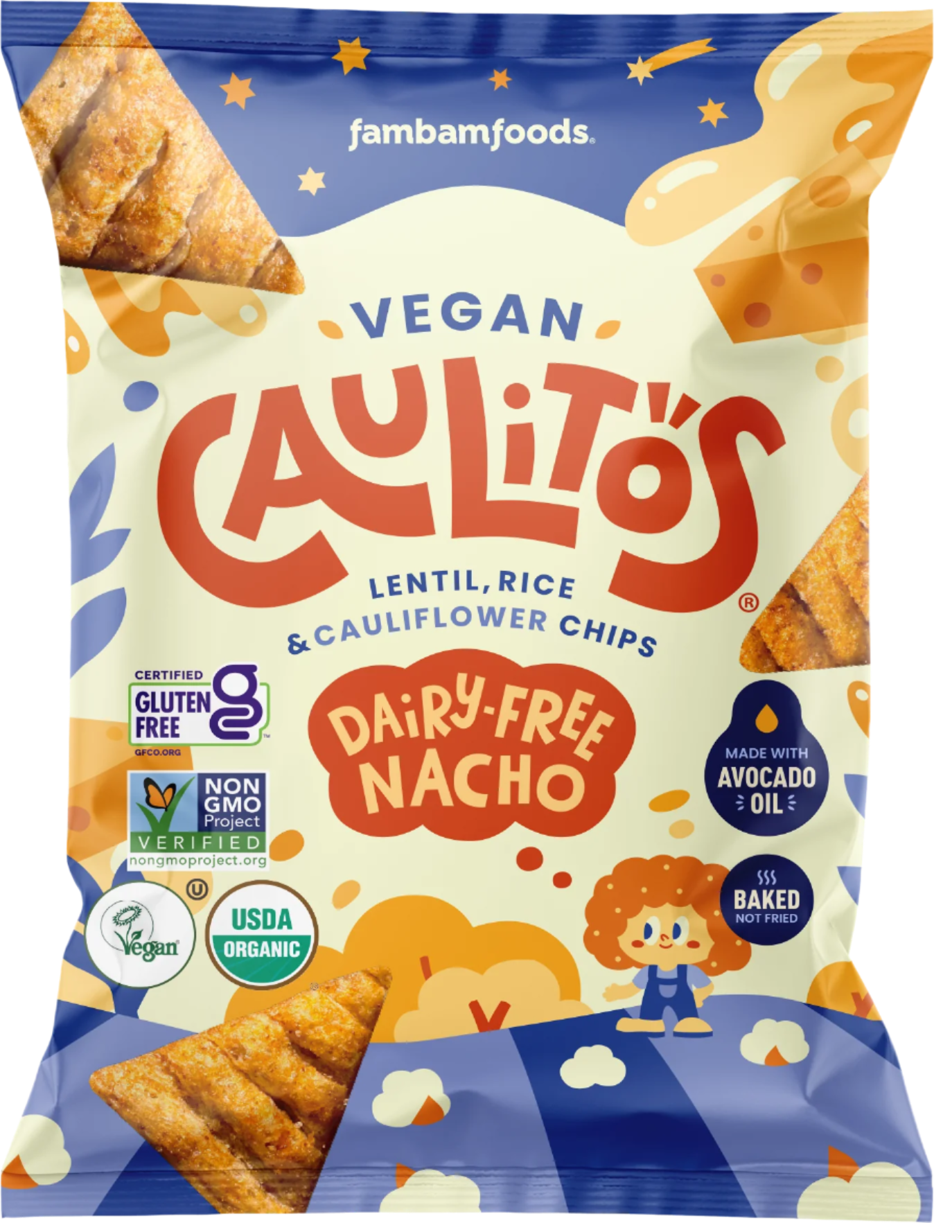 Caulitos: Vegan Dairy-Free Nacho (Snack Size Bags 1oz)