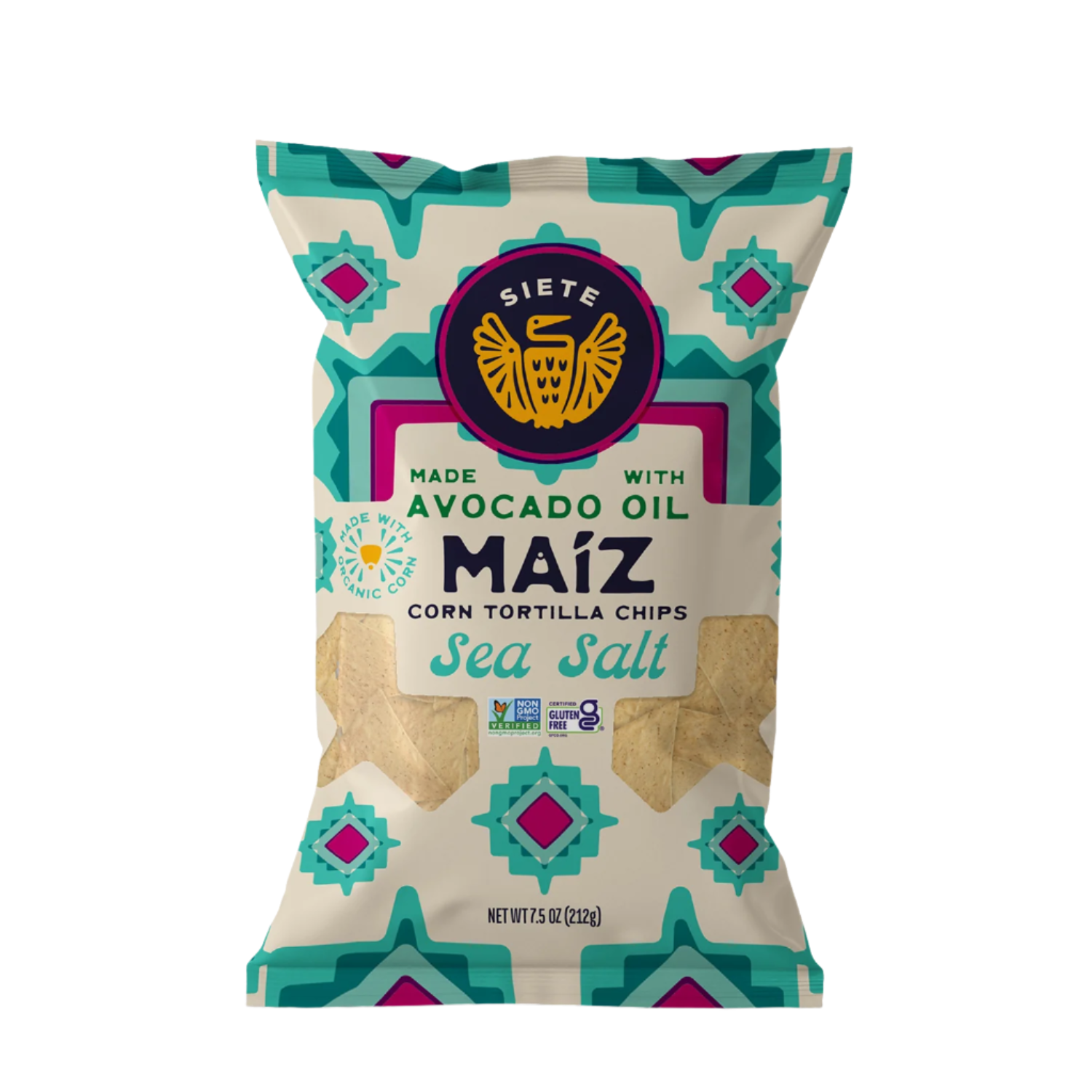 Siete Maiz Tortilla Sea Salt Chips- 7.5 oz Bag