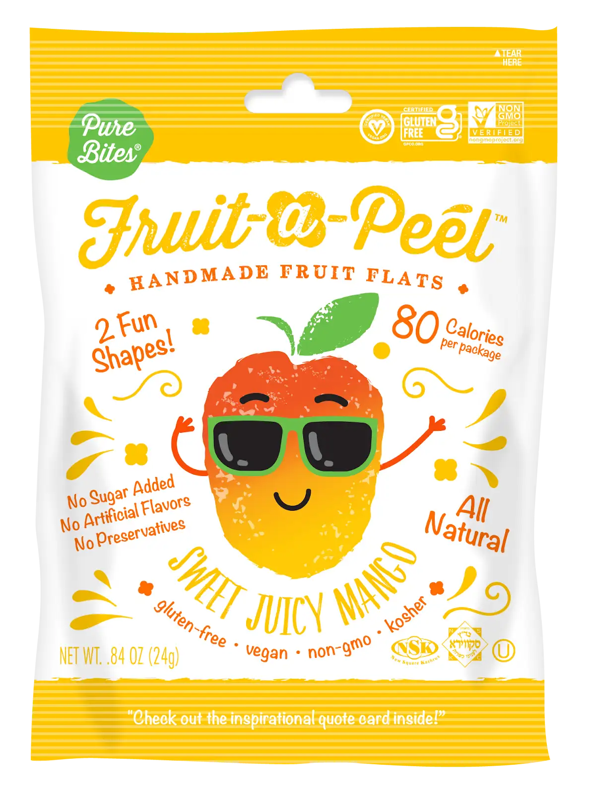 Fruit-a-Peel: Mango Fruit Flats