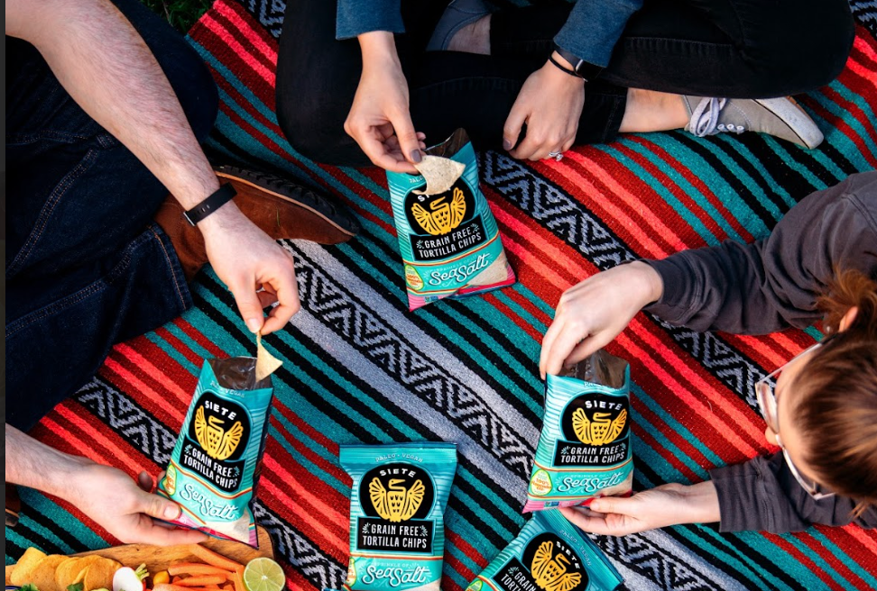 Siete: Sea Salt Grain Free Tortilla Chips-1 oz Snack Size Bag