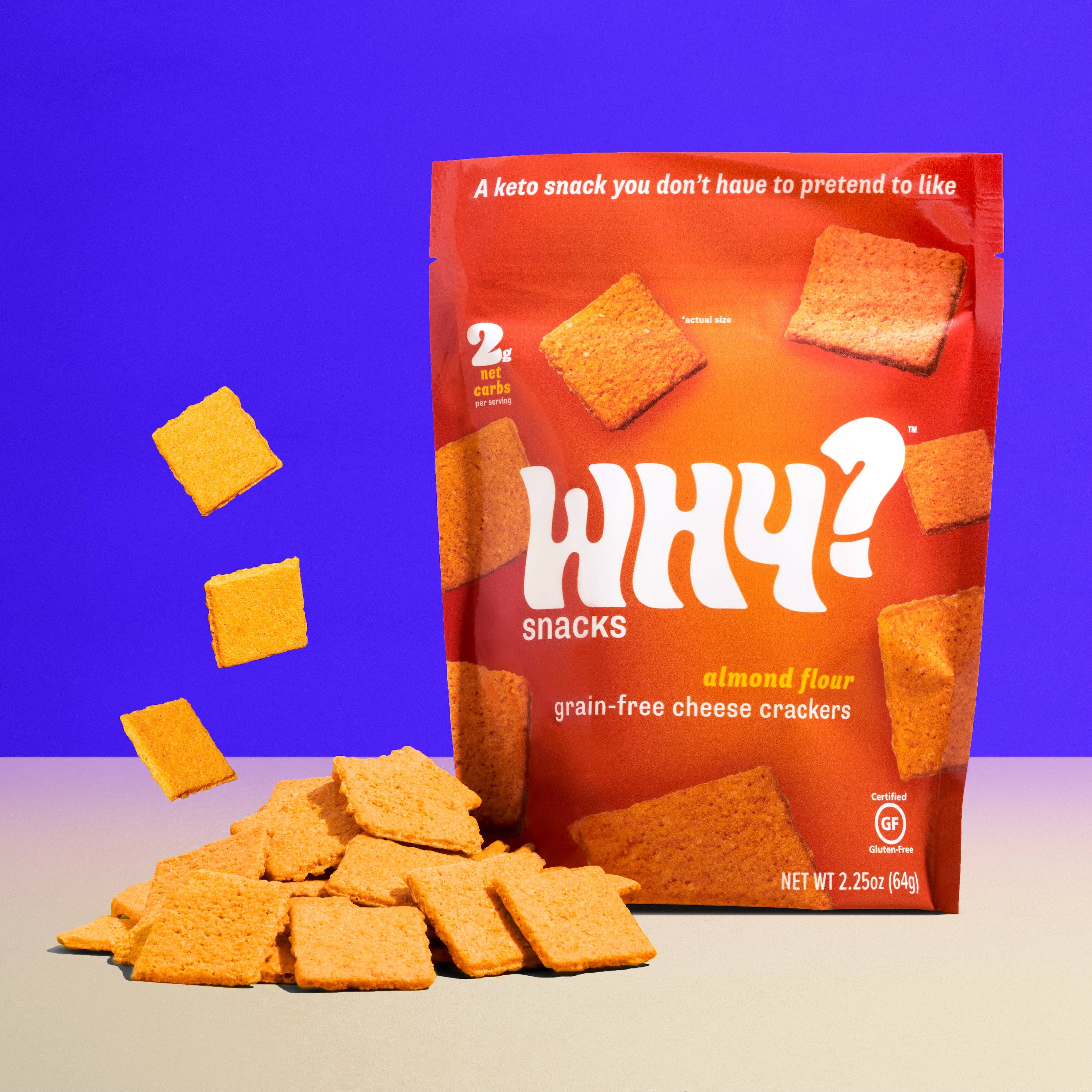 WHY? SNACKS Grain Free Cheese Crackers (2.25 oz)