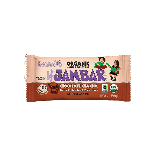 JAMBAR Organic Energy Bar Chocolate Cha Cha