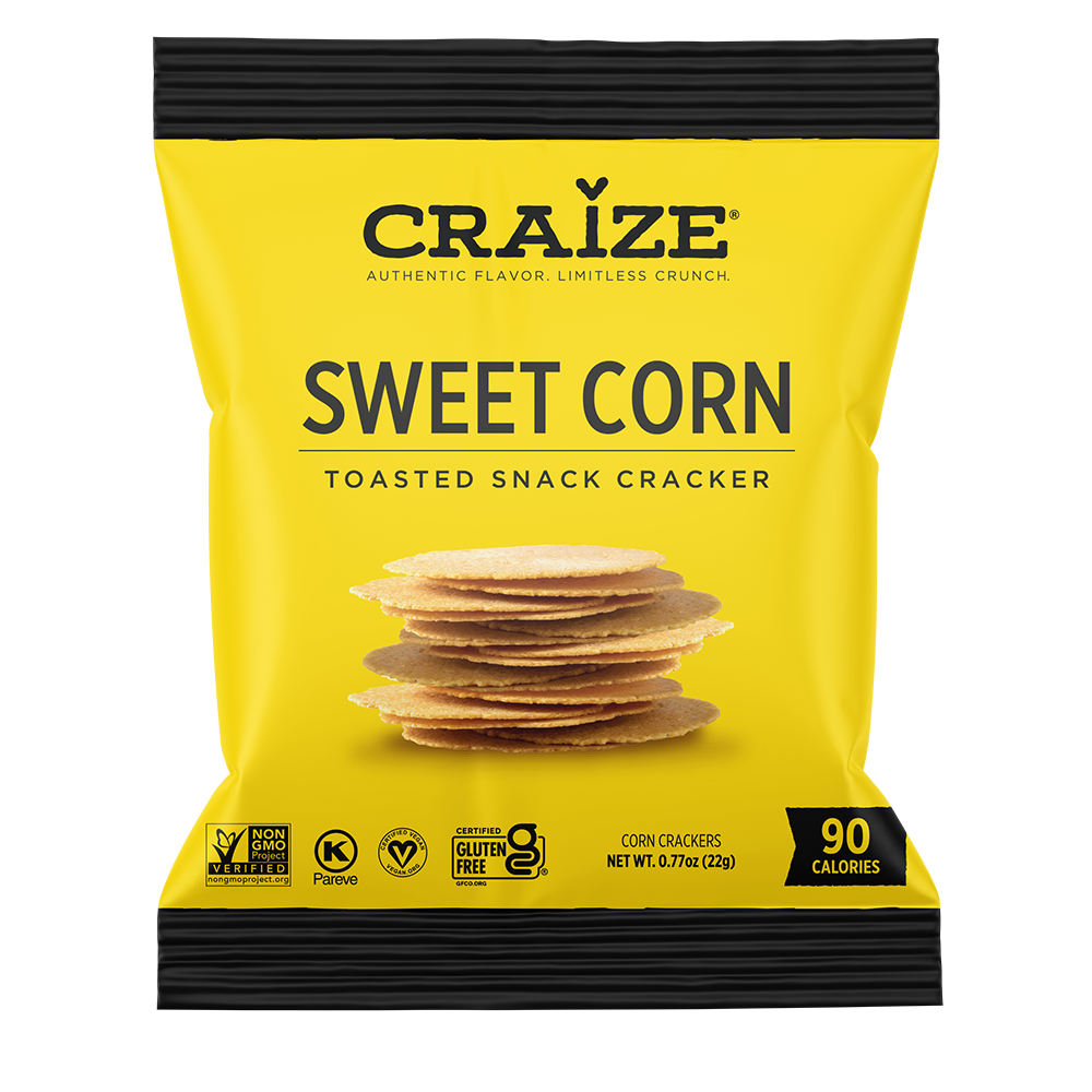 Craize Sweet Corn Toasted Snack Crackers (0.77oz)
