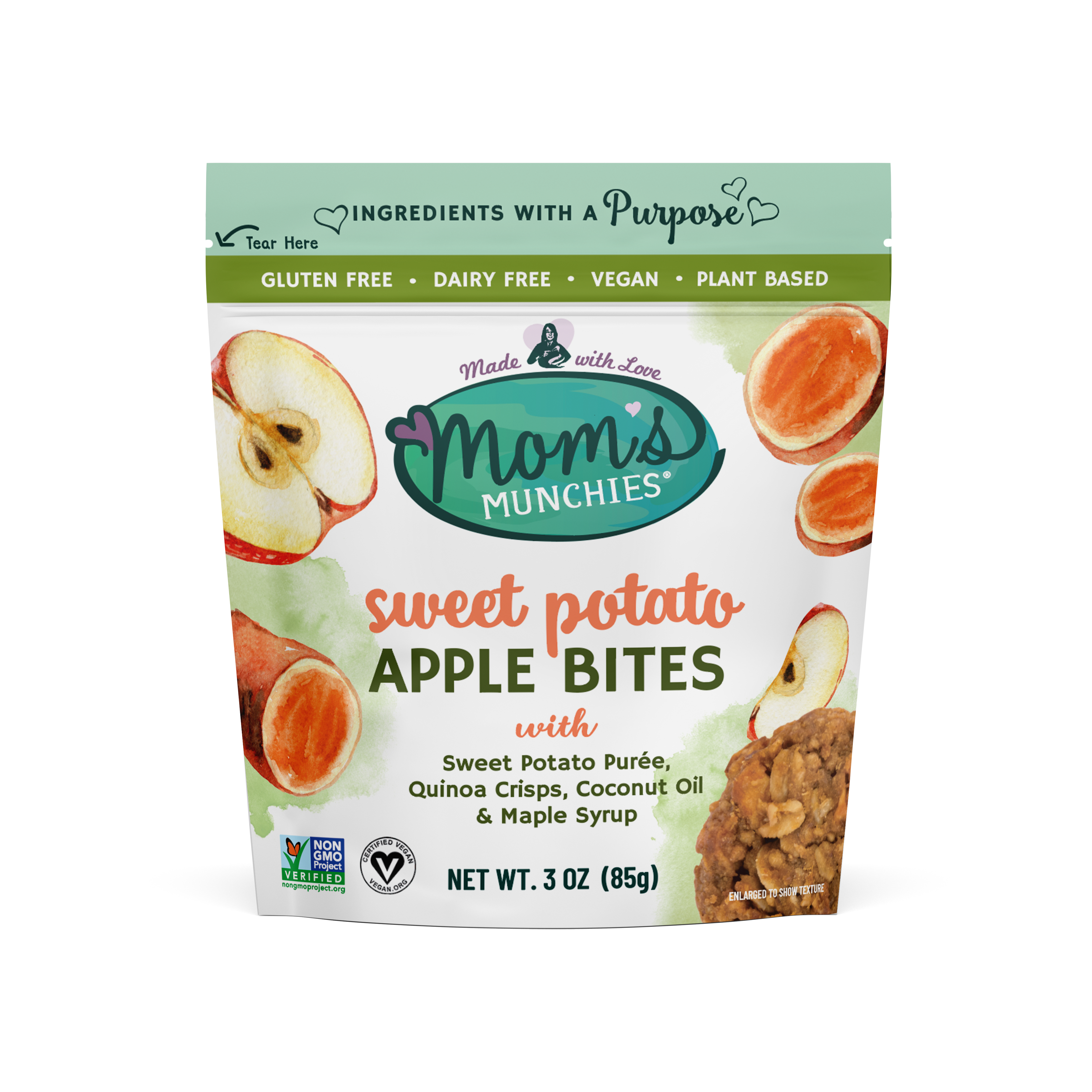 Mom’s Munchies Sweet Potato Apple Bites